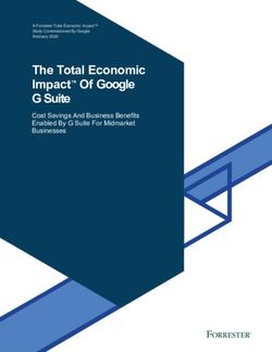 The Total Economic Impact Of Google G Suite - Cost Savings And Business Benefits Enabled By G Suite For Midmarket Businesses