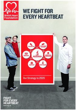 WE FIGHT FOR EVERY HEARTBEAT - British Heart Foundation