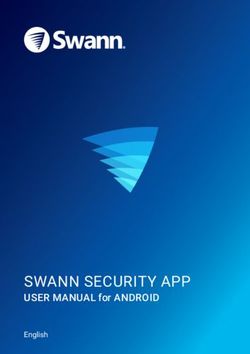 SWANN SECURITY APP USER MANUAL for ANDROID