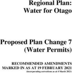 Regional Plan: Water for Otago Proposed Plan Change 7 Water Permits - RECOMMENDED AMENDMENTS MARKED IN AS AT 19 FEBRUARY 2021 incorporating ...