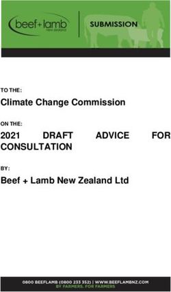 Climate Change Commission 2021 - DRAFT CONSULTATION