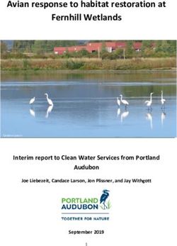 Avian response to habitat restoration at Fernhill Wetlands - Interim report to Clean Water Services from Portland Audubon