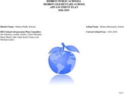 HEBRON PUBLIC SCHOOLS HEBRON ELEMENTARY SCHOOL ADVANCEMENT PLAN - AWS