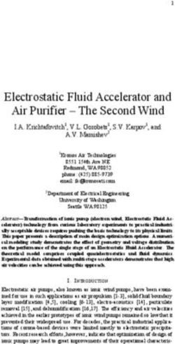 Electrostatic Fluid Accelerator and Air Purifier - The Second Wind