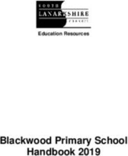 Blackwood Primary School Handbook 2019
