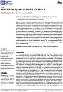 Anti-Collision System for Small Civil Aircraft - MDPI