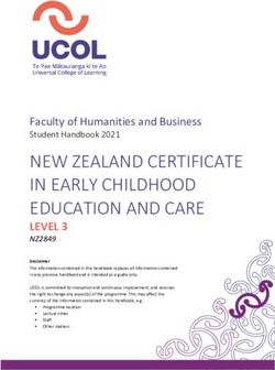 NEW ZEALAND CERTIFICATE IN EARLY CHILDHOOD EDUCATION AND CARE - UCOL Intranet