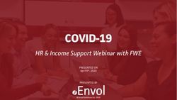 COVID-19 HR & Income Support Webinar with FWE - PRESENTED ON