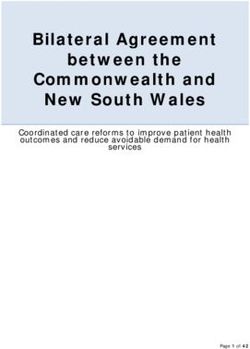 Bilateral Agreement between the Commonwealth and New South Wales - Coordinated care reforms to improve patient health outcomes and reduce ...