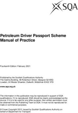 Petroleum Driver Passport Scheme Manual of Practice