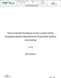French Market Practices in the context of the European Market Standards for Corporate Actions processing - V1.0 23/10/2014