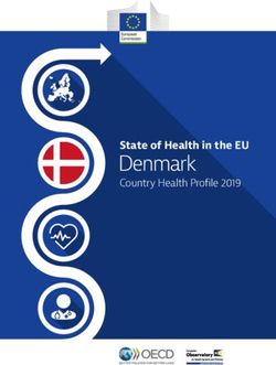 Denmark State of Health in the EU - Country Health Profile 2019 - europa.eu