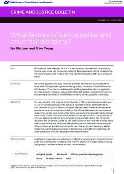 What factors influence police and court bail decisions?