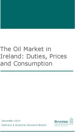 The Oil Market in Ireland: Duties, Prices and Consumption - December 2014 Statistics & Economic Research Branch