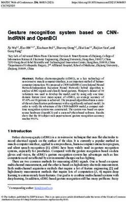 GESTURE RECOGNITION SYSTEM BASED ON CNN-INDRNN AND OPENBCI