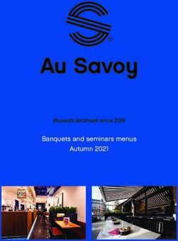 Au Savoy Banquets and seminars menus Autumn 2021 - Brussels landmark since 2018