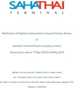 Notification of Rights to Subscribe for Issued Ordinary Shares of Sahathai Terminal Public Company Limited Subscription period 17 May 2019 to 24 ...