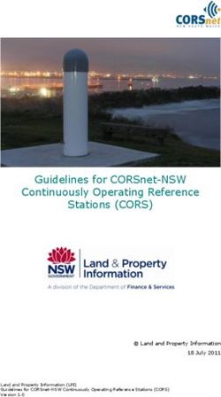 Guidelines for CORSnet-NSW Continuously Operating Reference Stations (CORS)