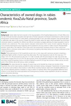 Characteristics of owned dogs in rabies endemic KwaZulu-Natal province, South Africa - Semantic Scholar