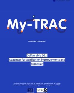 Deliverable D6.3 Roadmap for application improvements and extension - Shift2Rail