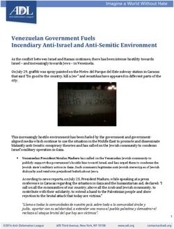 Venezuelan Government Fuels Incendiary Anti-Israel and Anti-Semitic Environment