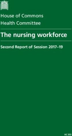 The nursing workforce - House of Commons Health Committee Second Report of Session 2017-19 - Parliament.uk