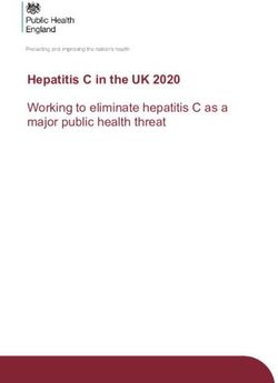 Hepatitis C in the UK 2020 Working to eliminate hepatitis C as a major public health threat - Gov.uk