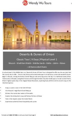 Deserts & Dunes of Oman - Classic Tour 9 Days Physical Level 1 - Wendy Wu Tours