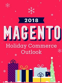 MAGENTO 2018 Holid Commerce Outlook