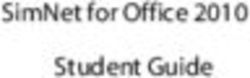 SimNet for Office 2010 Student Guide