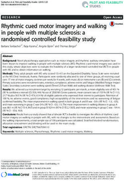 Rhythmic cued motor imagery and walking in people with multiple sclerosis: a randomised controlled feasibility study