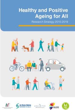 Healthy and Positive Ageing for All - Research Strategy 2015-2019 - HSE
