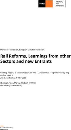 Rail Reforms, Learnings from other Sectors and new Entrants - Fraunhofer ISI