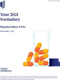 YOUR 2021 FORMULARY SIGNATUREVALUE 3-TIER - UNITEDHEALTHCARE