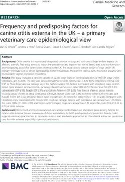 Frequency and predisposing factors for canine otitis externa in the UK - a primary veterinary care epidemiological view