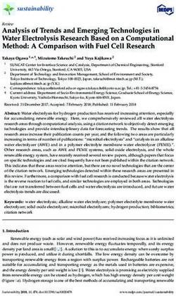 Analysis of Trends and Emerging Technologies in Water Electrolysis Research Based on a Computational Method: A Comparison with Fuel Cell Research ...