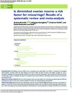 Is diminished ovarian reserve a risk factor for miscarriage? Results of a systematic review and meta-analysis
