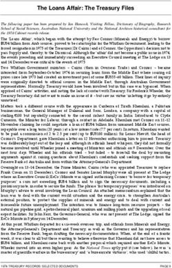 The Loans Affair: The Treasury Files