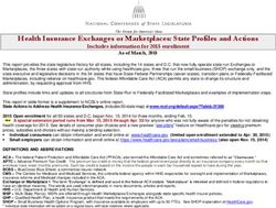 Health Insurance Exchanges or Marketplaces: State Profiles and Actions