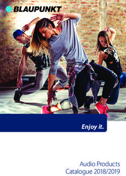 BLAUPUNKT - Audio Products Catalogue 2018/2019