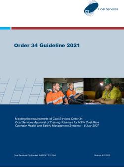 Order 34 Guideline 2021 - Meeting the requirements of Coal Services Order 34 Coal Services Approval of Training Schemes for NSW Coal Mine Operator ...