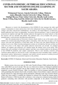 COVID-19 PANDEMIC, OUTBREAK EDUCATIONAL SECTOR AND STUDENTS ONLINE LEARNING IN SAUDI ARABIA