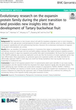 Evolutionary research on the expansin protein family during the plant transition to land provides new insights into the development of Tartary ...