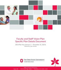 Faculty and Staff Vision Plan