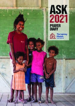 ASK 2021 PRAYER DIARY - The Leprosy Mission