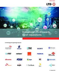 EVALUATION OF LTE-M TOWARDS 5G IOT REQUIREMENTS - CONTRIBUTING AND SUPPORTING COMPANIES: AT&T ...