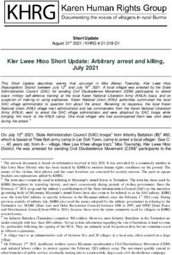 Kler Lwee Htoo Short Update: Arbitrary arrest and killing, July 2021