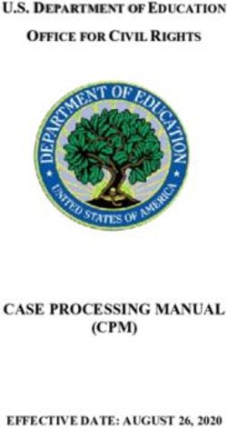CASE PROCESSING MANUAL (CPM) - U.S. DEPARTMENT OF EDUCATION OFFICE FOR CIVIL RIGHTS