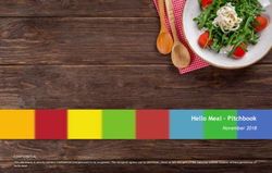 Hello Meal - Pitchbook - November 2018 - Startup India