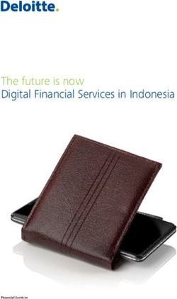 The future is now Digital Financial Services in Indonesia - Deloitte